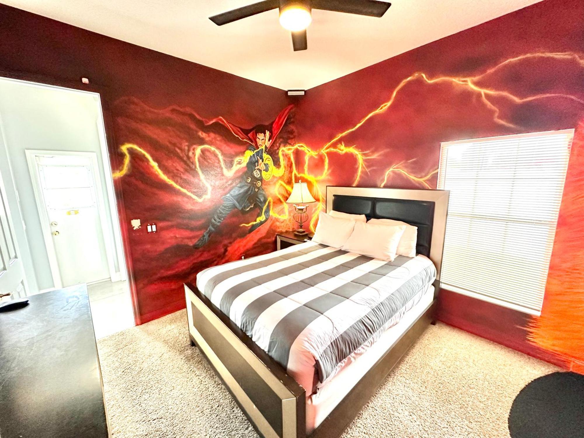 The Marvel Mansion 5Br Pool Home Near Disney World Orlando Rom bilde